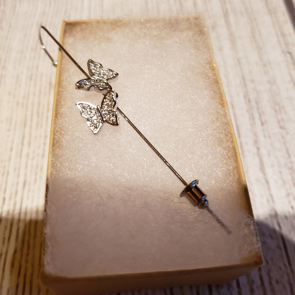 Hypoallergenic Silver crawler wrap earring - Picture 2 of 4